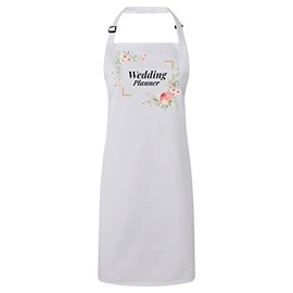 Fabulous Premium Kitchen Apron Wedding Planner Wedding Planner Wedding Flower Frame, White