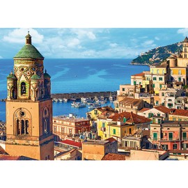 Trefl Amalfi, Italy 1000 Piece Jigsaw Puzzle 27"x19" Print, DIY Puzzle, Creative Fun, Classic Puzzle for Adults and Children from 12 Years Old
