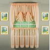Today's Curtain Emelia Original Voile Tier Pair 36", Peach, 60"W