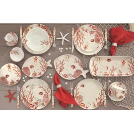 Coffee Spoon Maritime Reef with Coral Steel and Plastic EASY LIFE