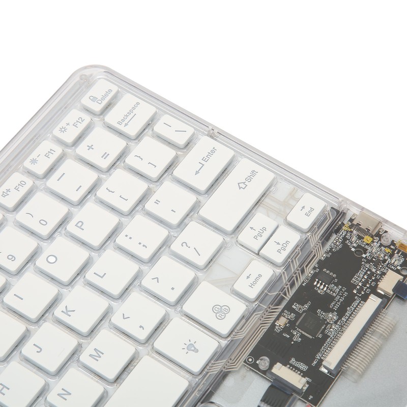 Wireless Bluetooth Keyboard Multifunctional Acrylic Keyboard for Windows for Android