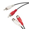 TENINYU 10 Feet AV Extension Cable RCA Stereo Audio Cable,