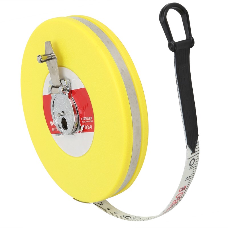Tape Measure Glass Fiber Flexible Ruler Disc Shape Industrial Measuring