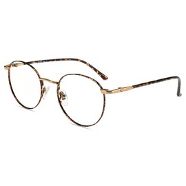 Firmoo Lesebrille mit Sehstärke 1.25x Lesehilfe mit Blaulichtfilter Sehhilfe Lesebrille für Damen Herren Augenoptik Brille （Leopard