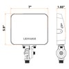 LEDVANCE Dual Selectable Flood LED Light, 15/25/30W, 3 CCT Select