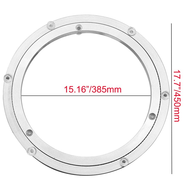 Aluminium Alloy Turntable Bearing, Heavy Duty Swivel Turntable Lazy Susan