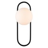 JEENKAE Mid Century Wall Light Matte Black Wall Sconces with