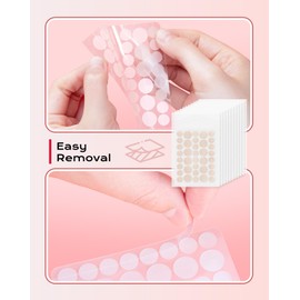 360 Pieces Invisible Pimple Patches, Hydrocolloid Spot Patches, Acne Treatment with 10mm & 12mm Dots for Spots, Waterproof & Breathable