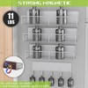 Kmise Magnestic Spice Rack (3, Grey)