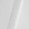 Felisa White Farmhouse Boho Shower Curtain with A Ruffle Hem,