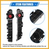 Partuto 1 Pair Bumper Brackets Support Fender Cover Compatible for