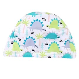 Dinosaur Swim Cap, Kids, Swimming Cap, Kids, Toddler, UV Protection, Anti-Slip, Stretchable