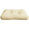 YLIEHS Enhance Comfort with Cream Pallet Cushion, Water-Resistant, Soft Filling