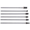 6pcs Tungsten Carbide Aluminum Rotary Files Burr Set 6mm Shank