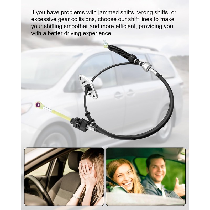 Automatic Transmission Shift Cable Fit for Toyota Sienna 2004-2010, Gear