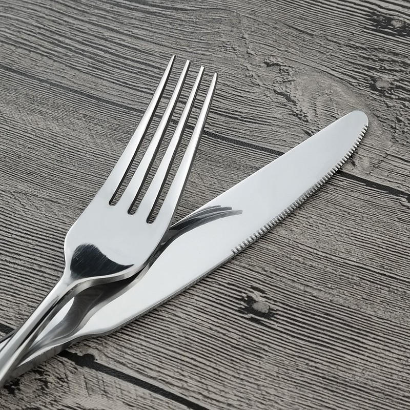 Annkky 12 Pieces Dinner Forks, Cutlery Table Forks Set, Stainless