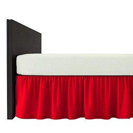 Poly-Cotton Plain Dyed Bed Base Valance Sheet - Easy Care, Machine Washable - Available in 20 Colours - 40cm Frilled (Fuchsia, Single)