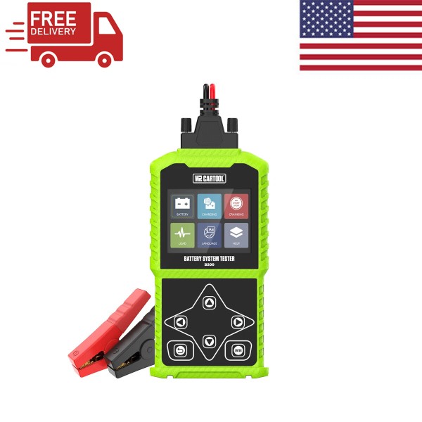 MRCARTOOL 12V 24V Automotive Battery Load Tester Analyzer 30~1700CCA Car