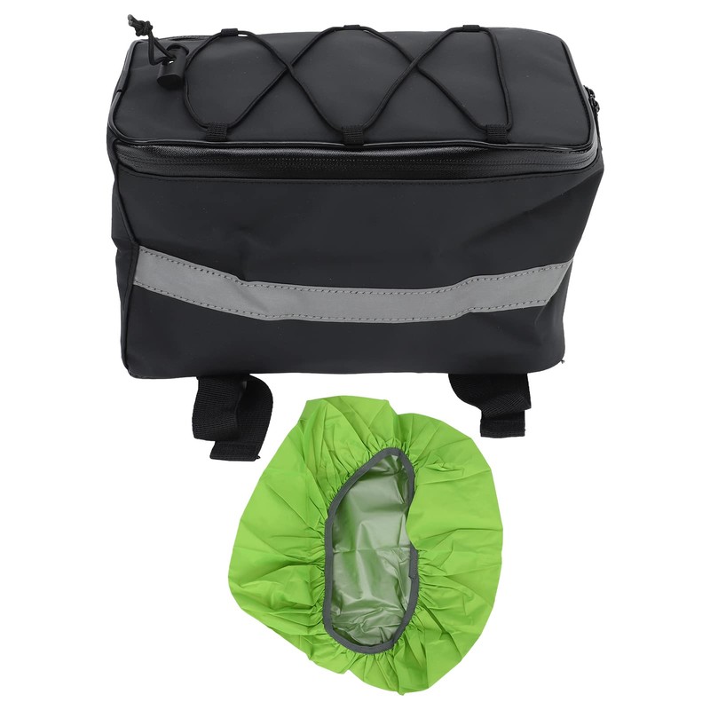 Okuyonic Bicycle Back Seat Bag Layered Design Waterproof Sturdy with