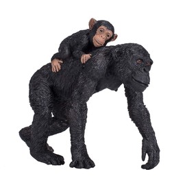 Mojo Chimpanzee with Baby 387264 Chimpanzee with Baby Animal Figure