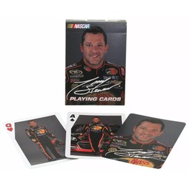 Bicycle Nascar Tony Stewart Racing Deck Bicycle Pictures on 52 Playing Cards Faces Bass