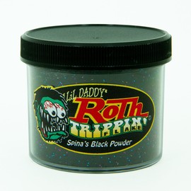 Lil' Daddy Roth Metal Flake - Spina's Black Powder - Solid Flake (8oz - Standard .015")