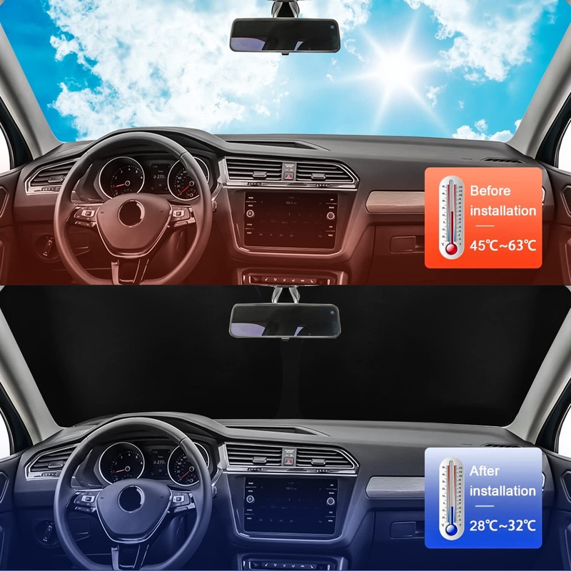 Car Windscreen Sun Protection Replacement for VW Golf 7 MK7