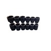 22pc 3/4" Drive Impact Socket Assortment Set Standard SAE 7/8"-2"