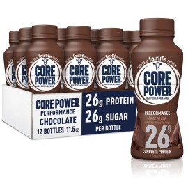 Core Power Fairlife 26g Protein Milk Shakes, Ready To Drink for Workout