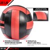 JFIT Wall Ball, Red/Black, 25 LB
