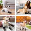 Anti Slip Dog Grip Sock with Adjustable Strap, 4Pcs Anti-Slip