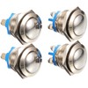 GANAZONO 4pcs Doorbell Button Metal Buttons Wired Doorbell Door Bell