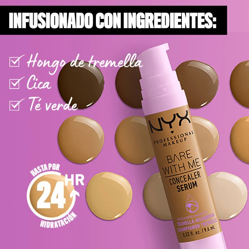 NYX PMU Bare With Me Suero Corrector 9.6ml
