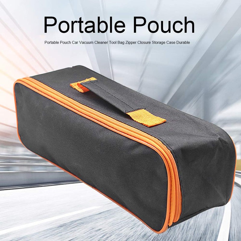 Saycker Pouch Car Vacuum Cleaner Tool Bag Portable Zipper Closure