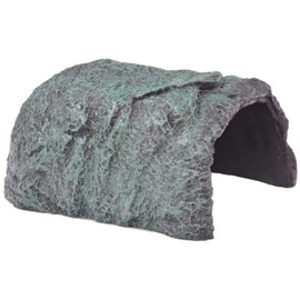 JMESTOHP Reptile Rock Hideout Resin Reptile Hides and Caves for Geckos Lizards Frogs Turtles Snakes Bearded Dragon Tank Habitat Decor Tortoise Fish Hide Away