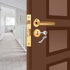 XFORT® 2 Pack Standard Escutcheons Polished Brass, Escutcheon Keyhole Cover,