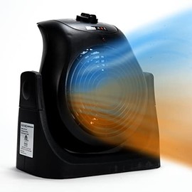 Amaze Dual Comfort 2 in 1 Space Heater – Portable Electric Ceramic Heater Fan Combo unit for All Year Around; Overheat Protection, Dual wattage control (750W / 1500W) for Heater at 120 Volts