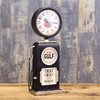 Akizuki Boeki Table Clock Black Gulf EA180148GAK-BK 5.4 x 3.0