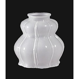 B&P Lamp 2 1/4" Fit, Inside Sandblast Sheffield Style Shade