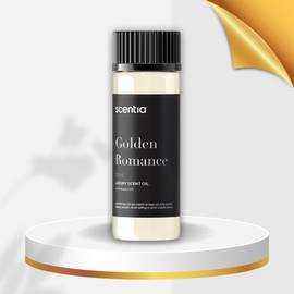 Golden Romance Diffuser Oil | Romantic Essential Aromatherapy Oil for Love and Date Night | Valentine Collection Oil with Mandrin, Lemon, Bourbon & Musk | 20ml | 0.67 Fl Oz