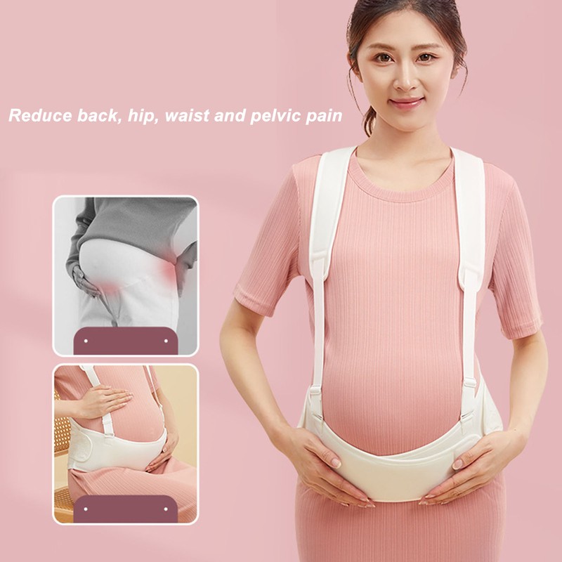 Pregnancy Support Maternity Belt Adjustable Breathable Elastic Waist Back Abdomen