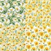 Sunch Craft 24 Sheets Flower Scrapbook Paper 6" x 6"