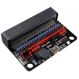 HALJIA Micro:bit Expansion Board with Buzzer Adapter, Compatible with BBC Micro:bit V2, V1 Controller Board (without Micro:bit) DIY Programmable Kit for Beginners Children