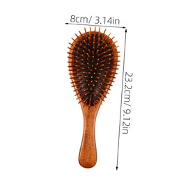 Baluue Hair Detangling Comb Vintage Style Massage Brush for Women Styling Scalp Relaxation Multi-purpose Comb