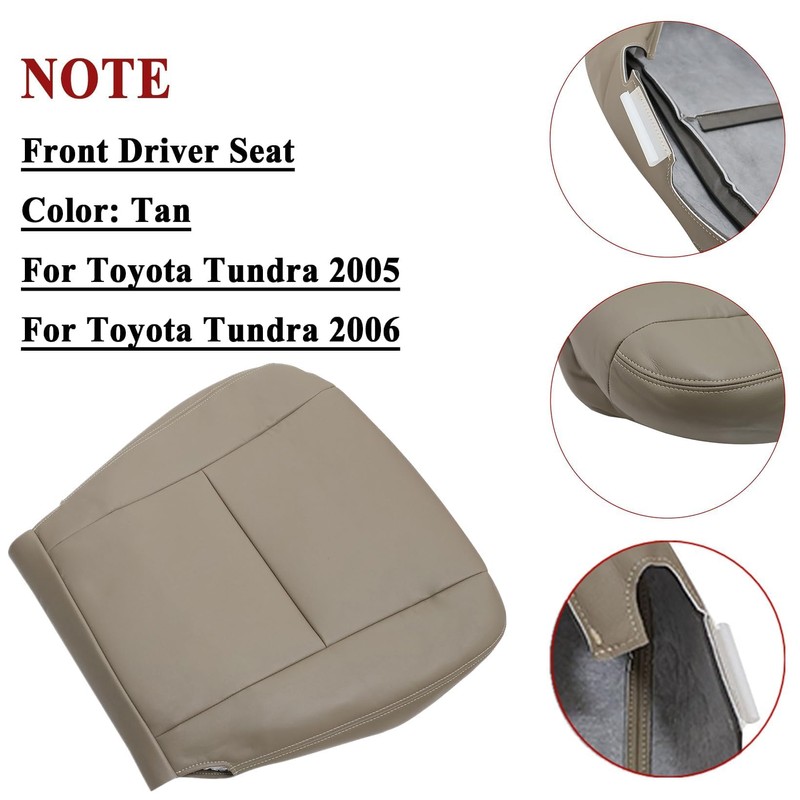 NLQR Front Driver and Passenger Side Bottom Replacement Seat Covers