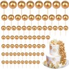 Tondiamo 108 Pcs Balls Cake Topper DIY Cupcake Insert Foam