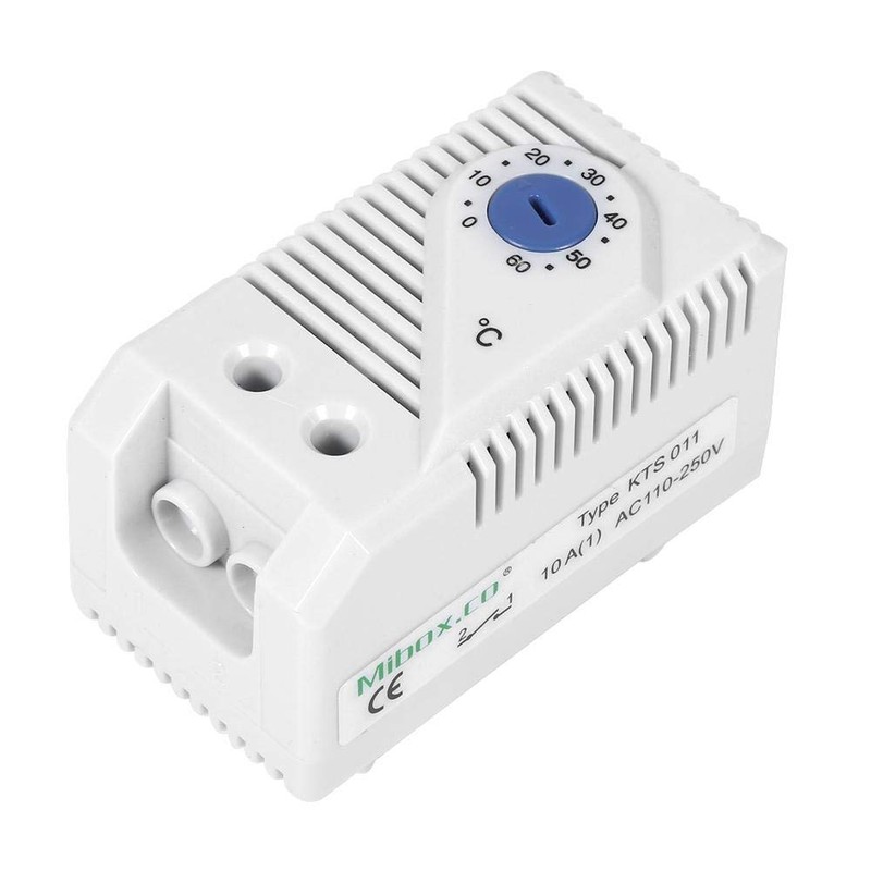 Fdit Mechanical Thermostat 0-60 °C Adjustable Compact Electric Mechanical Thermostat