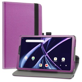 LiuShan Compatible with Acer Iconia Tab A8 Case，360 Degree Rotation Stand PU Cover for Acer Iconia Tab A8 8.7" Tablet（Not Fit Other Tablet,Purple