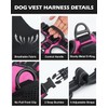 Joytale Light Up Dog Harness, No Pull Dog Harness USB