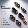 2 Pack Mini Walkie Talkies, Waterproof Small Walkie Talkies Two